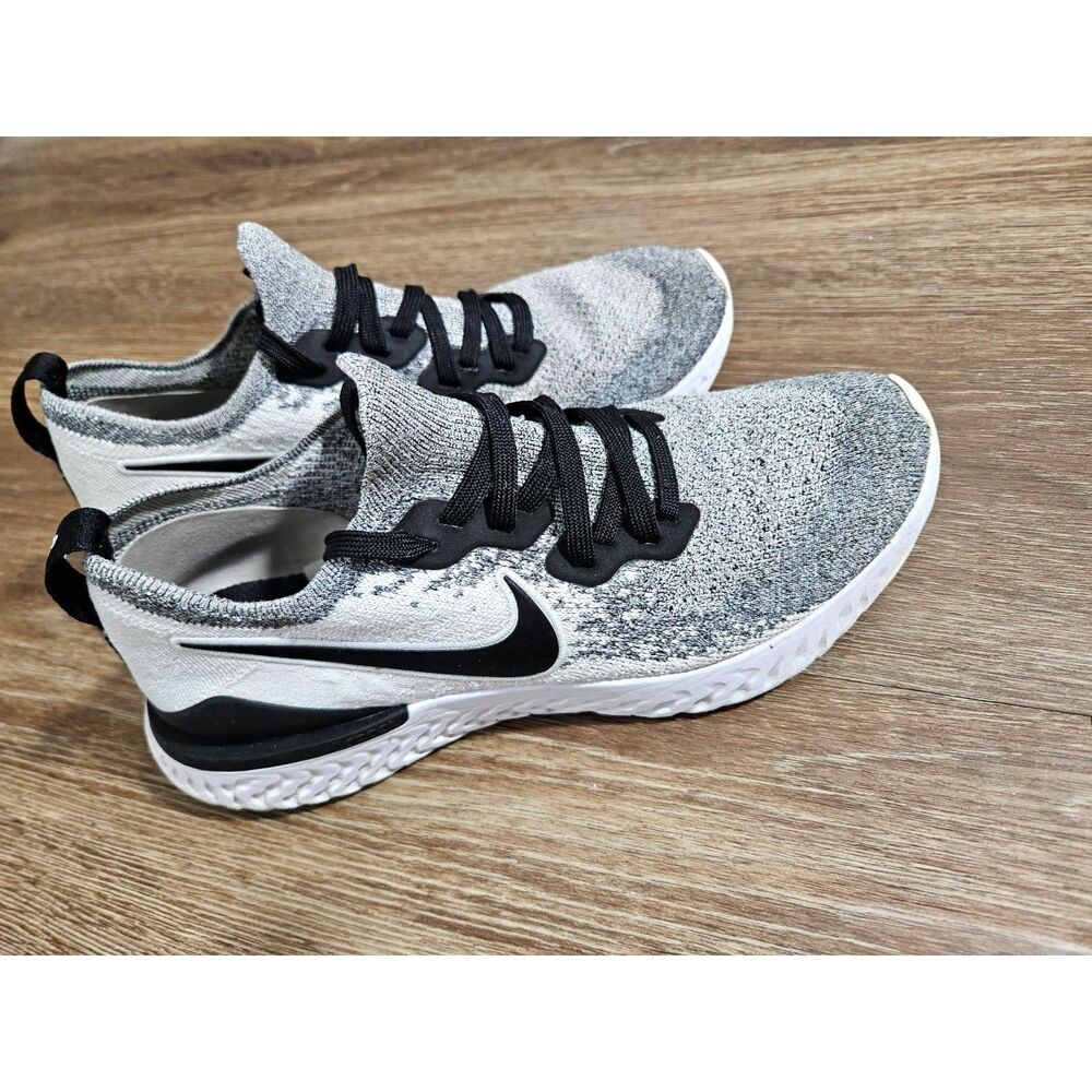 Nike Epic React Flyknit 2 Oreo BQ8928-101 Sneakers Men's Size 8.5